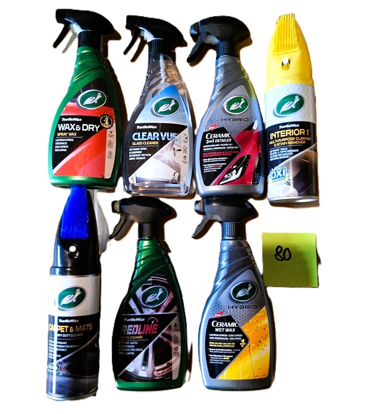 Pflegeprodukte: 7er Pack Turtle Wax Autopflege Set – Premium NEU Ab 1.- – Neu und originalverpackt aus Waltalingen von RS-Liquidationen