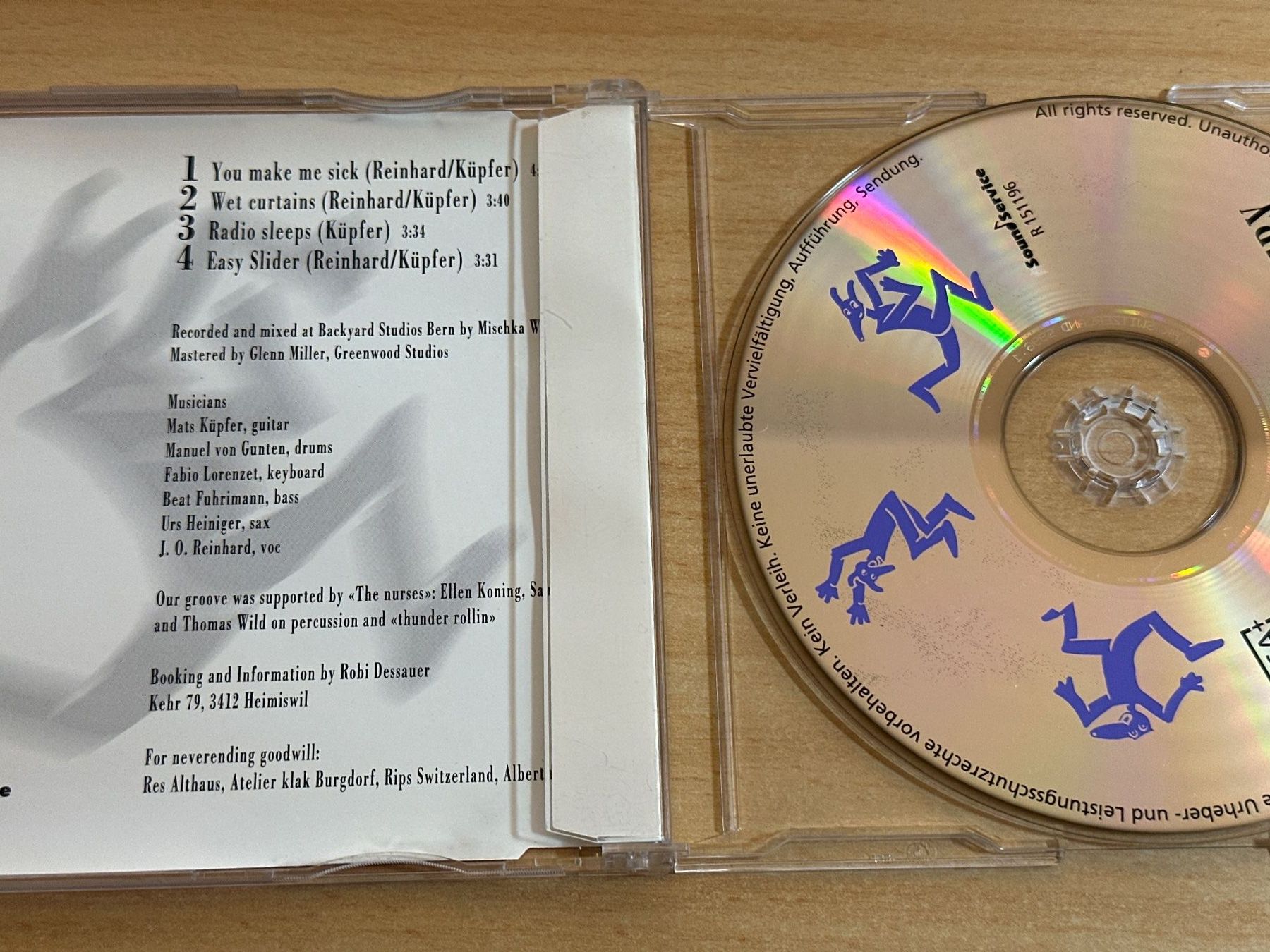 CDs: Harry's Gallery – You Make Me Sick - Single CD – Gebraucht aus Rikon im Tösstal von Alpenmutz 1