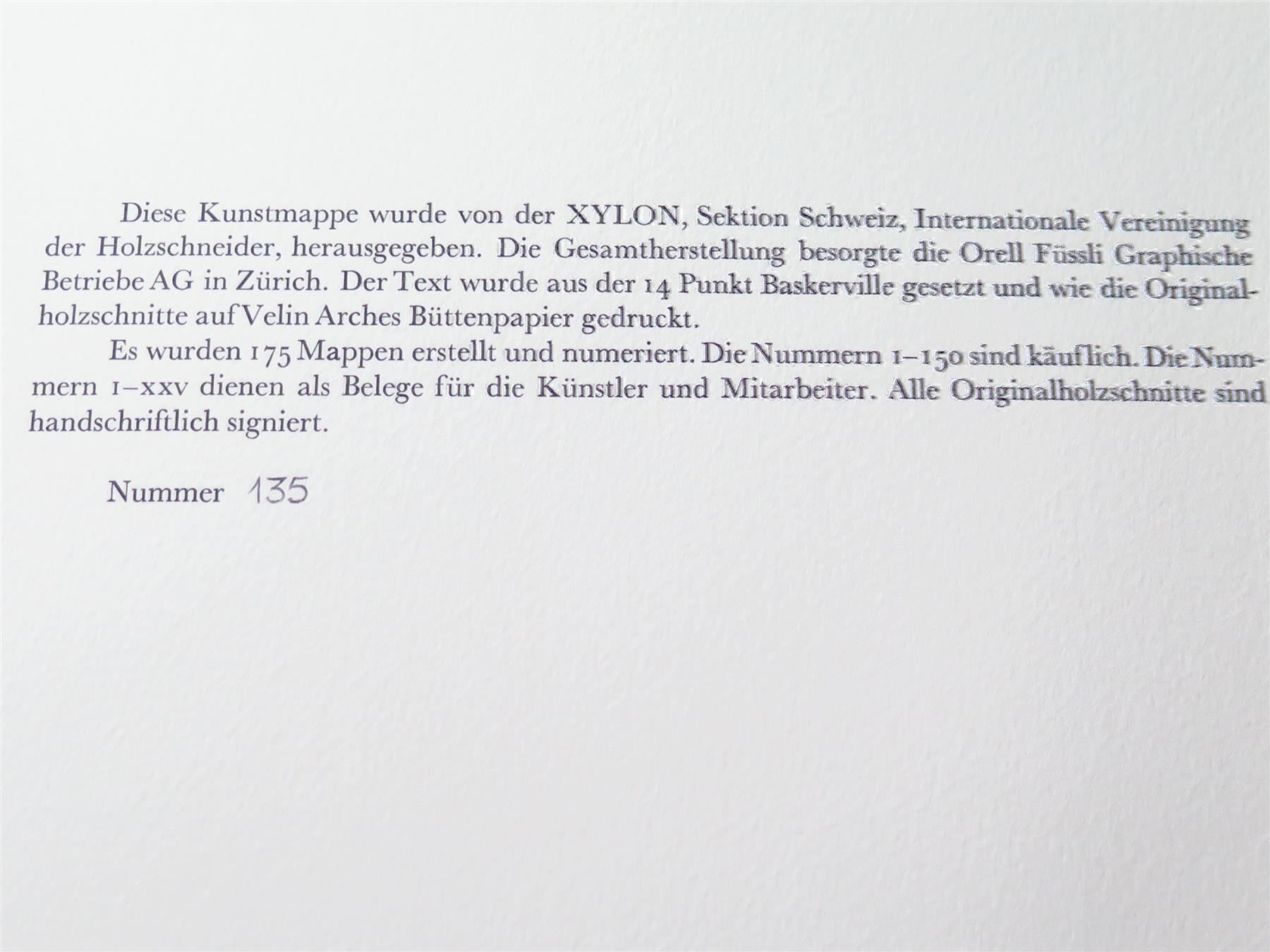 Libri: (A28) XYLON 75, Kunstmappe – Usato da Bern venduto da Jwpm66 2