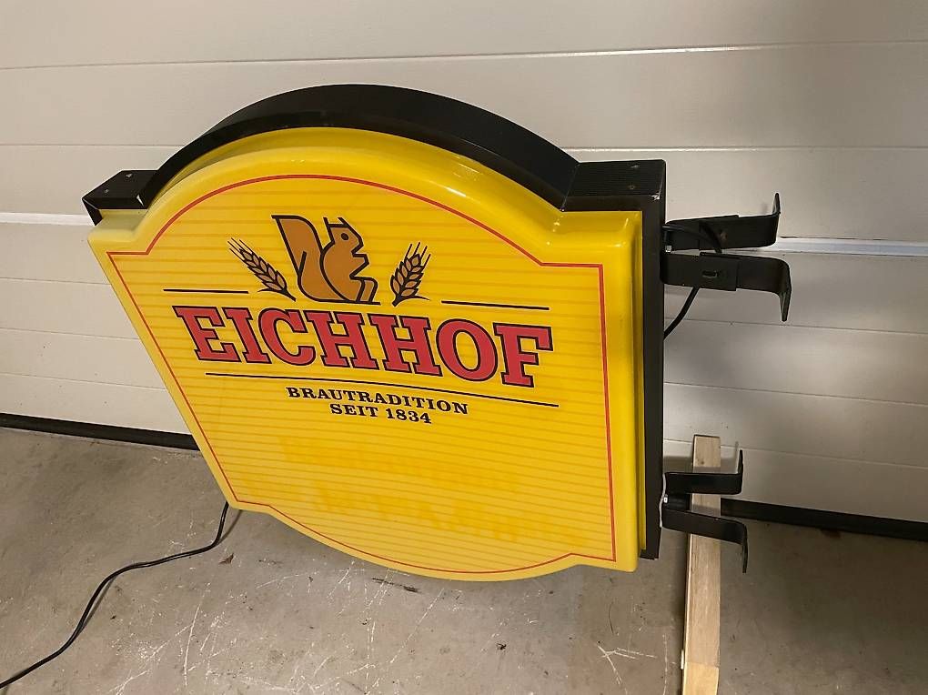 Lampade: Eichhof Bier Leuchtreklame – Usato da Ettingen venduto da Donald4107 1