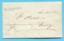 Faltbrief von Walkringen nach Vevey 1842