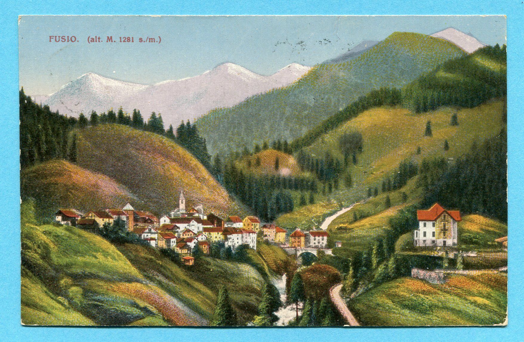 Ansichtskarten: Fusio 1920 – Gebraucht aus Opfikon von Prophila