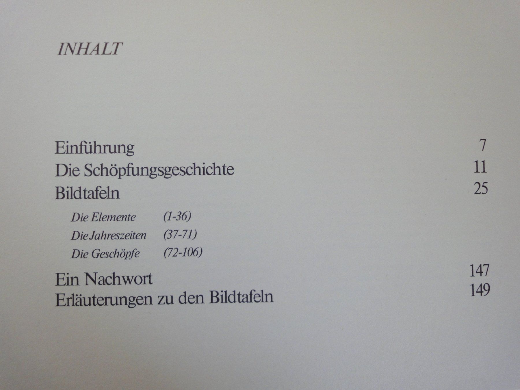 Bücher: Die Schöpfung - Ernst Haas – Neu (gemäss Beschreibung) aus Biel/Bienne von 07helios032 1