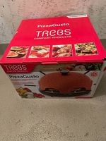 Terrakotta Pizzaofen, Pizza Party, 6 Personen, Marke Trebs