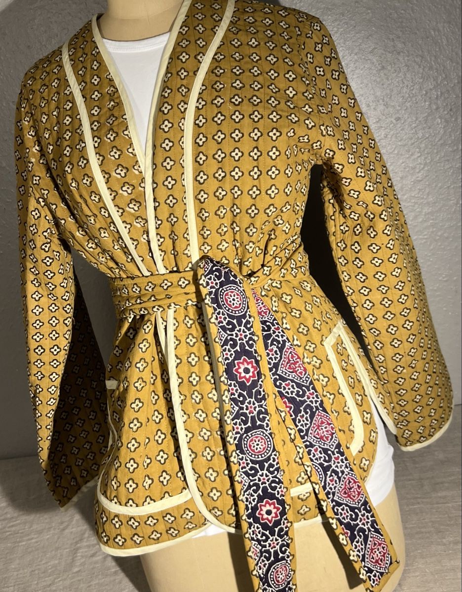 Giacche: Veste réversible coton  kantha  Curiosity Lab, taille 38/40 – Nuovo (secondo la descrizione) da Genève venduto da DELIRBEADS 3
