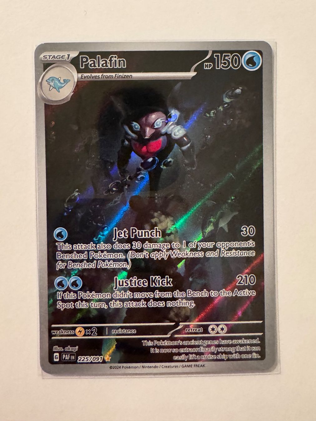 Pokémon Carte collezionabili: Palafin PAF 225 – Nuovo (secondo la descrizione) da Lumino venduto da mar_9pn2