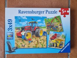 Ravensburger Puzzle 3x49 - neuwertig
