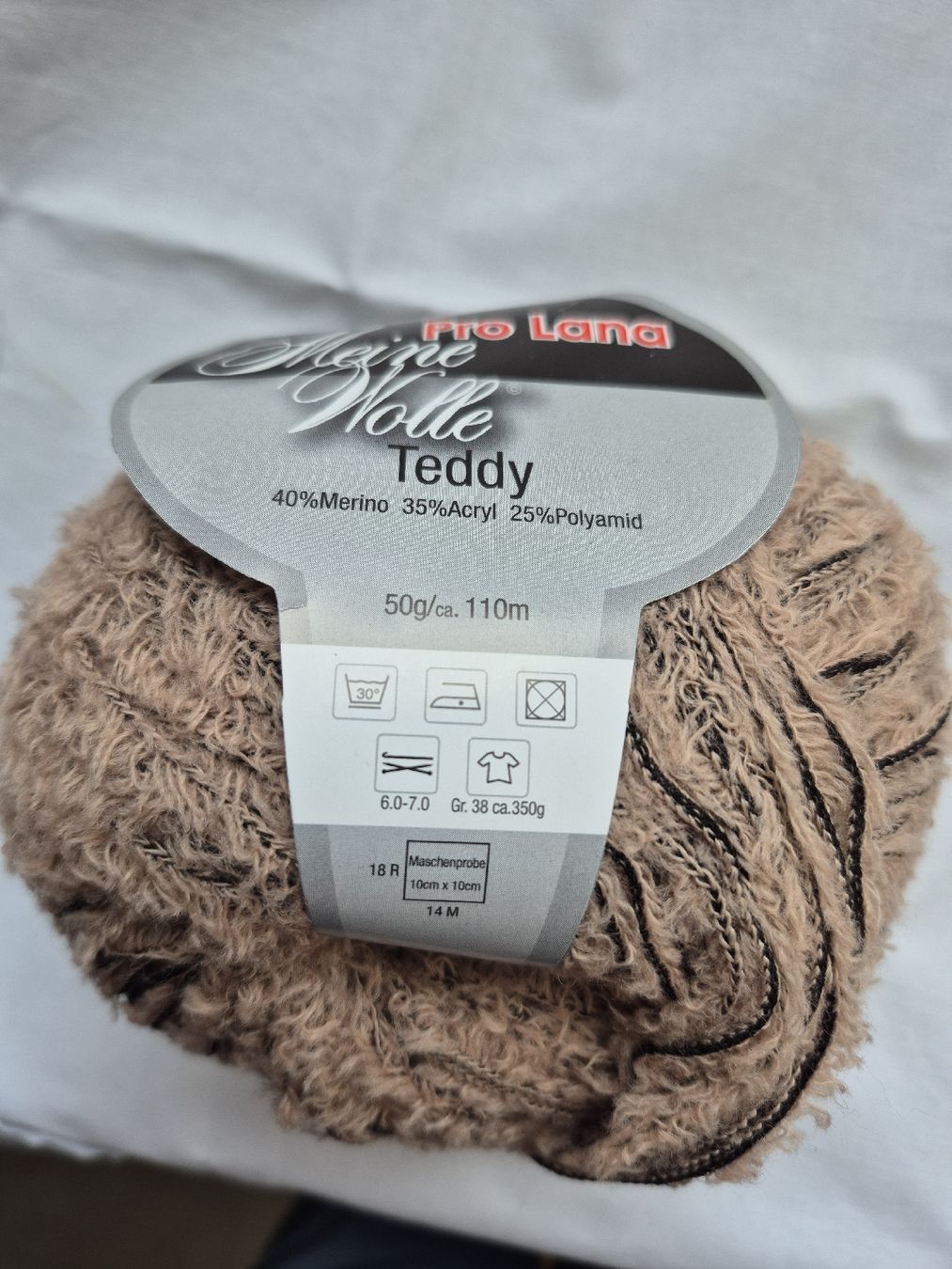 Wolle: meine Wolle teddy pro lana  – Neu und originalverpackt aus Obermumpf von Dadacaramel 2