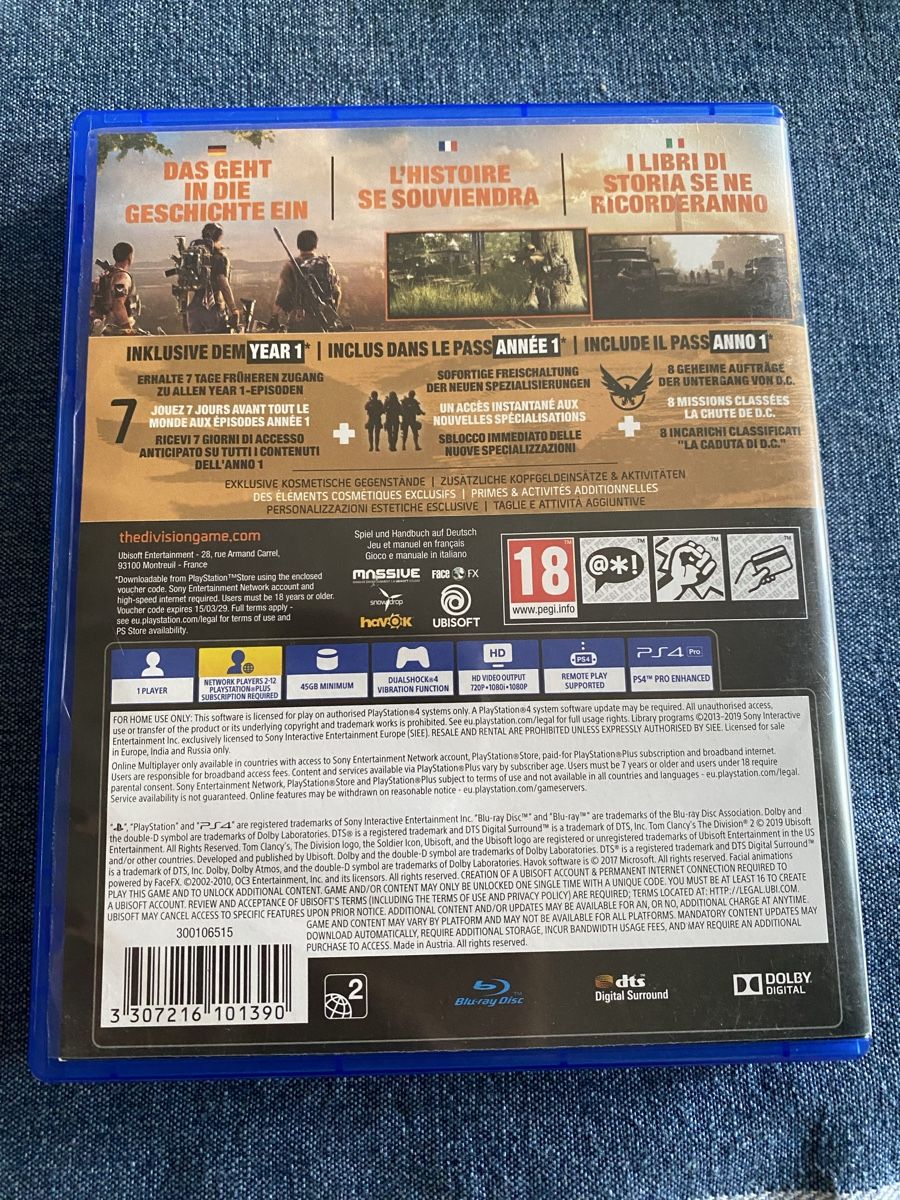 Spiele: The division 2 – Gebraucht aus Herisau von Markis_one 1