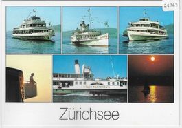 Zürichsee - Schiffe - Limmat, Helvetia,