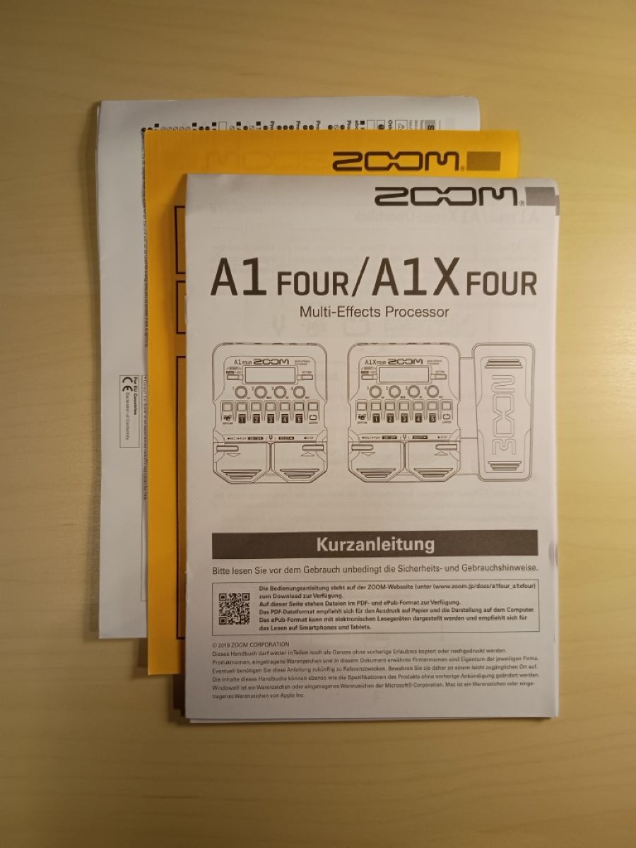 Zoom Strumenti musicali: Zoom A1 Four Acoustic FX Pedal – Nuovo (secondo la descrizione) da Thun venduto da sof_by7w 5
