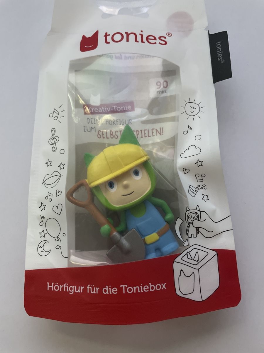 Tonies Statuette: Kreativ Tonie - Bauarbeiter – Nuovo e nell'imballaggio originale da Bitsch venduto da Qsign