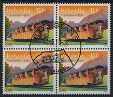 2018 - Stanserhorn Bahn - Viererblock - Ersttag Stempel ET