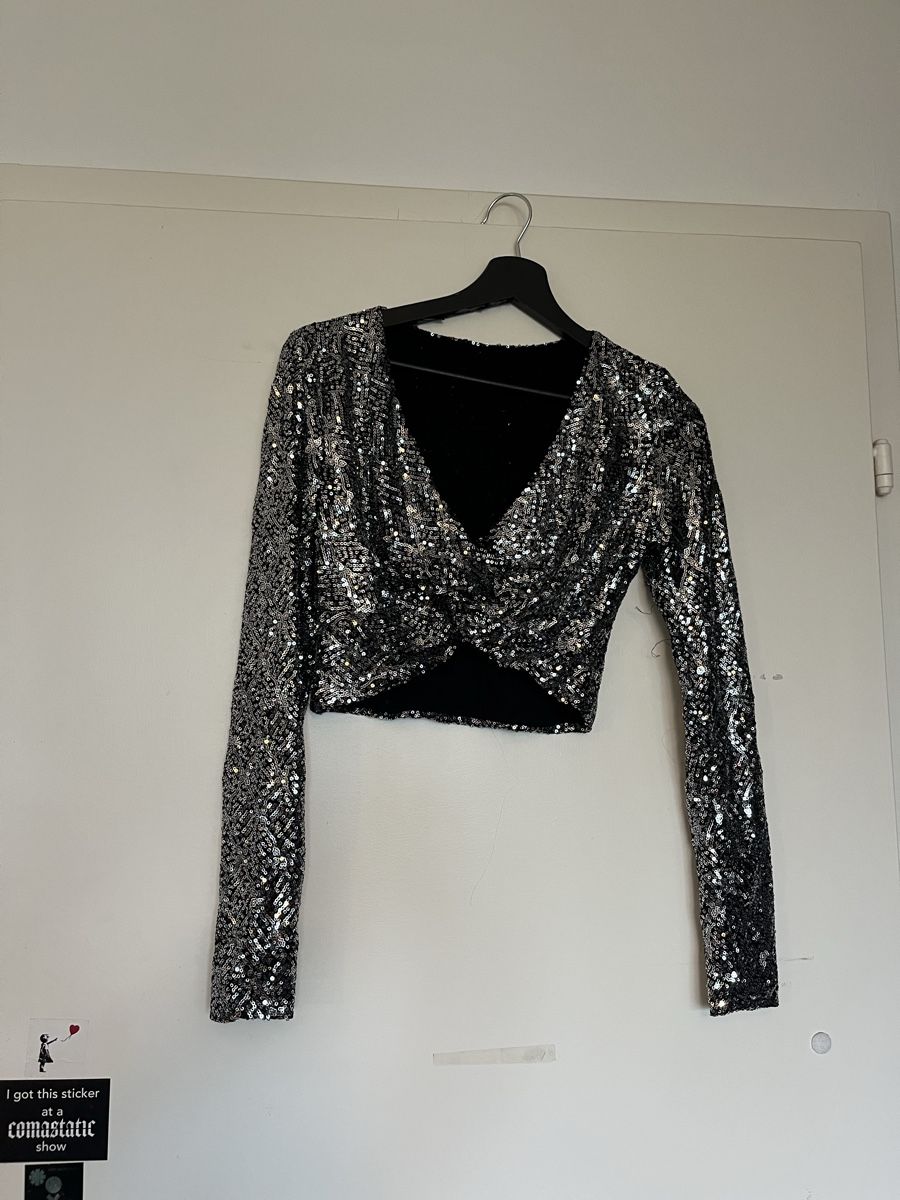 Top: Glitzer Shirt - M – Nuovo (secondo la descrizione) da Glattbrugg venduto da JP1998