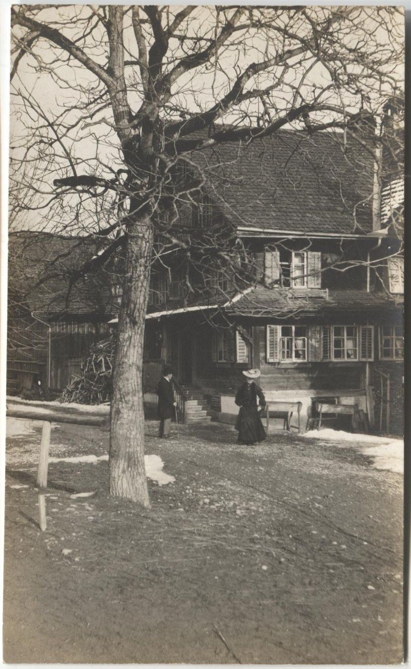 Ansichtskarten: Landwirtschaft/Bauernhaus 1900 LU? – Gebraucht aus Wil SG von Clanx