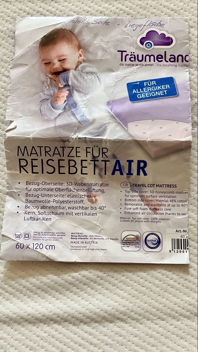 Materassi: Träumeland Matratze Air – Usato da Baar venduto da Pulsatilla