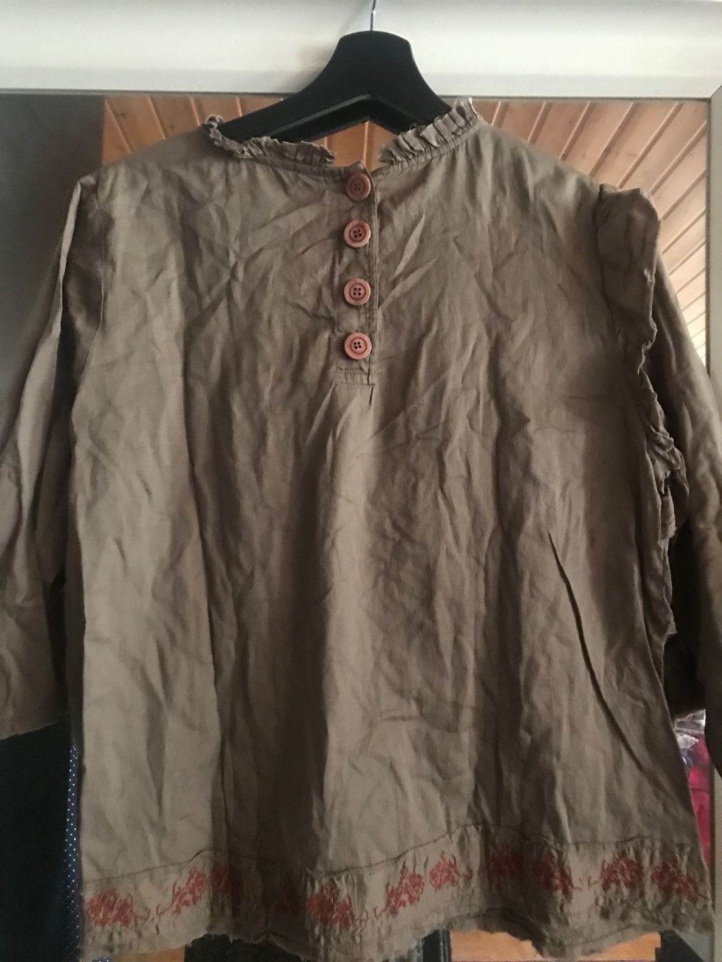 Ewa I Walla Camicette: Blouse EWA I WALLA, taille S, brun, coton – Nuovo (secondo la descrizione) da Morges venduto da sandy069 2
