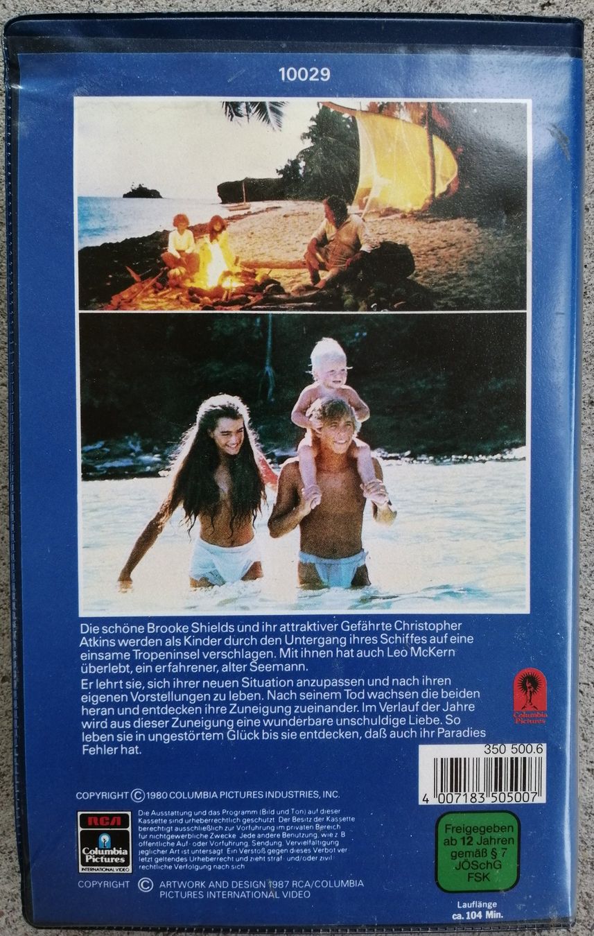 Tutti i VHS: Blaue Lagune VHS Kassette mit Brooke Shields – Usato da Schaffhausen venduto da Domifran 1