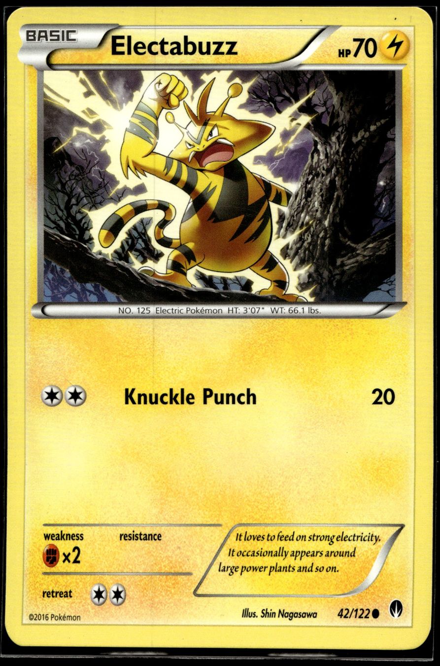 Pokémon Carte collezionabili: Electabuzz (BKP EN 42/122) – Usato da Affoltern am Albis venduto da Chiesa_5