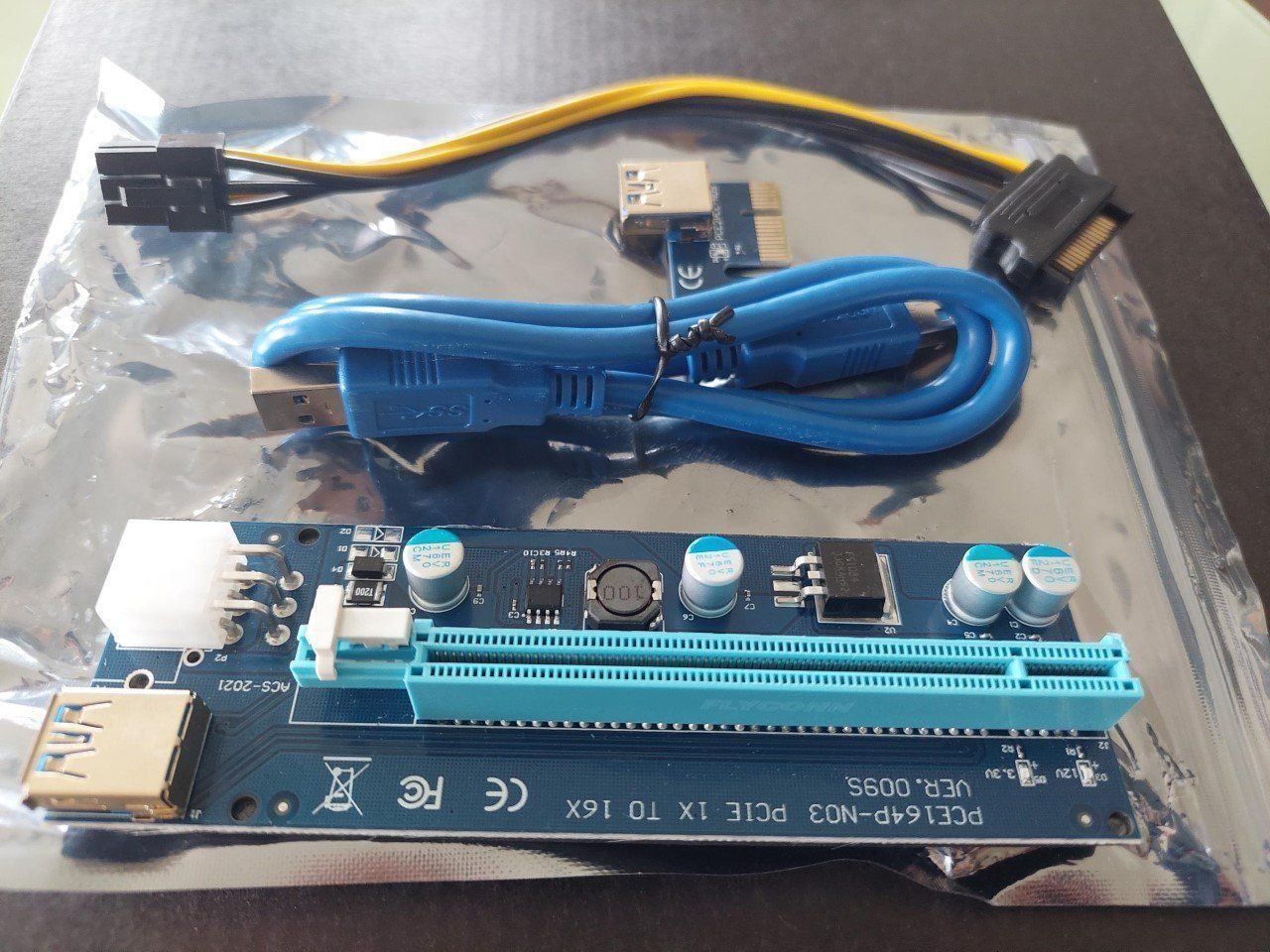 Elektronikbauteil: PCI-E Riser Express USB 3,0 - für Miners – Neu (gemäss Beschreibung) aus Holderbank AG von Tuhwd 6