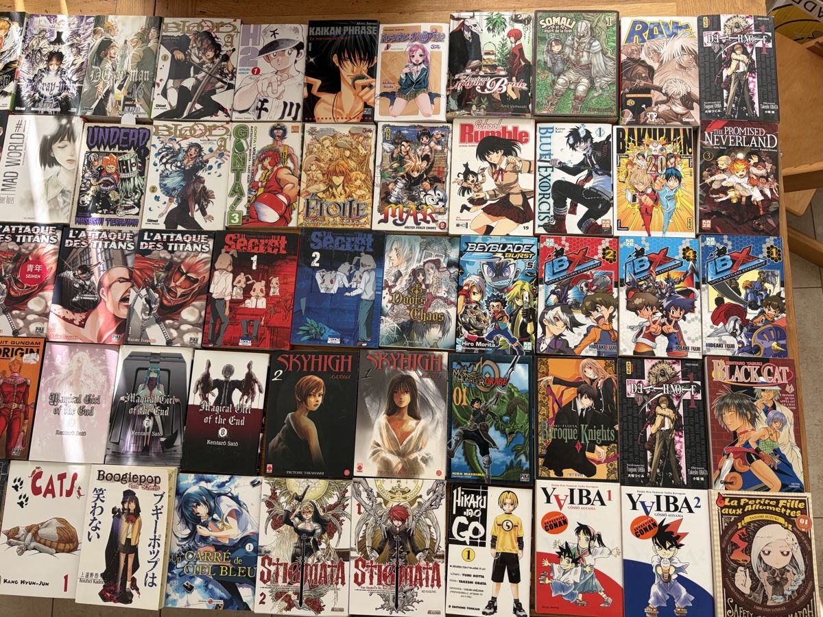 BD: Lot de 69 mangas divers  – D'occasion à Echallens par leo_dk2d 1