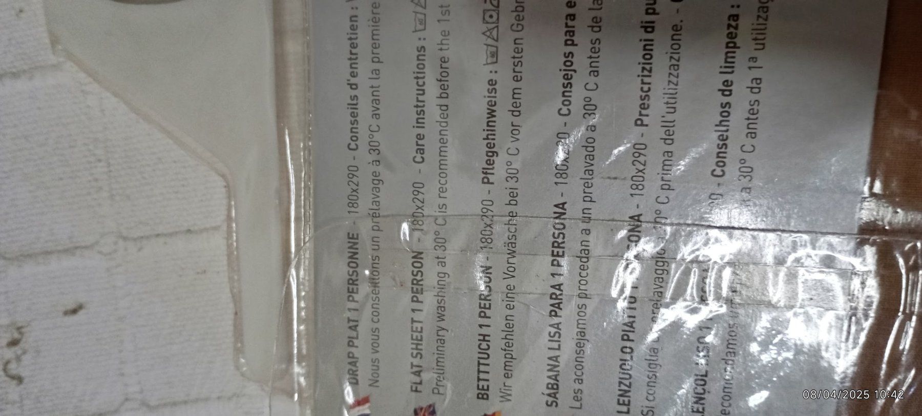 Biancheria da letto: Drap marron neuf – Nuovo e nell'imballaggio originale da Ecuvillens venduto da n.aissaoui 2