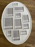Weisser Fotorahmen für 11 Fotos, Top Zustand, wie neu!
