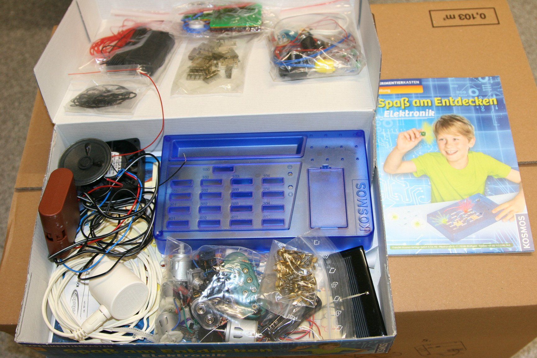 Kit bricolage: Sammelsurium-Kiste "Elektro" Basteln für Kinder – Usato da Büren an der Aare venduto da Sabinem71 3