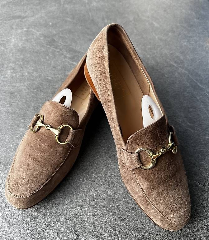 Scarpe da donna: Loafer Wildleder braun, Gr. 40 – Usato da Thalwil venduto da and_fdf5