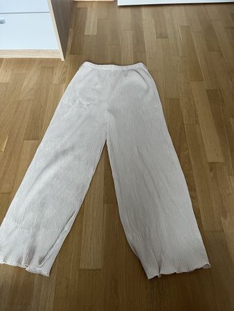 Plissehose beige 