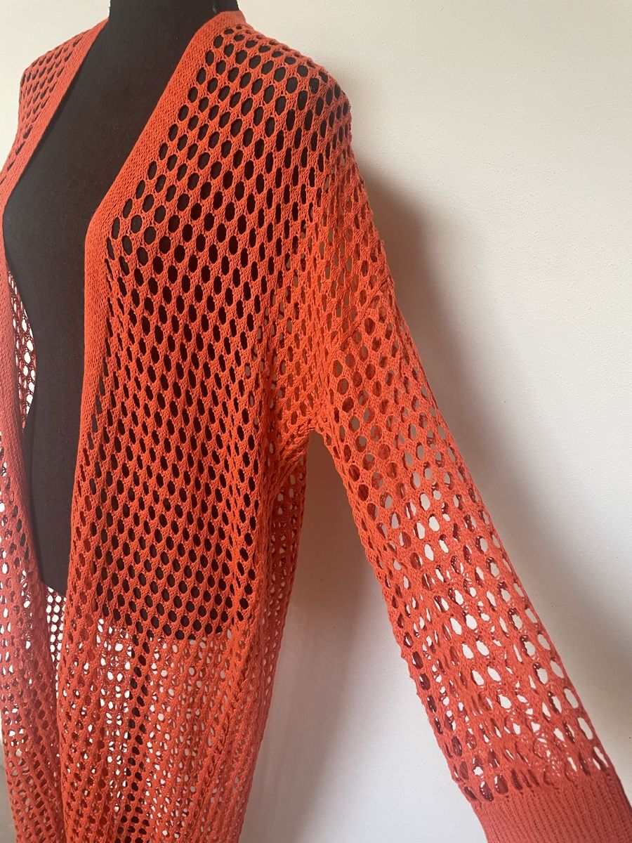 Gilet & Giacche senza maniche: Maxi Strandweste in Feinstrick – Nuovo (secondo la descrizione) da Sigriswil venduto da ck56 2