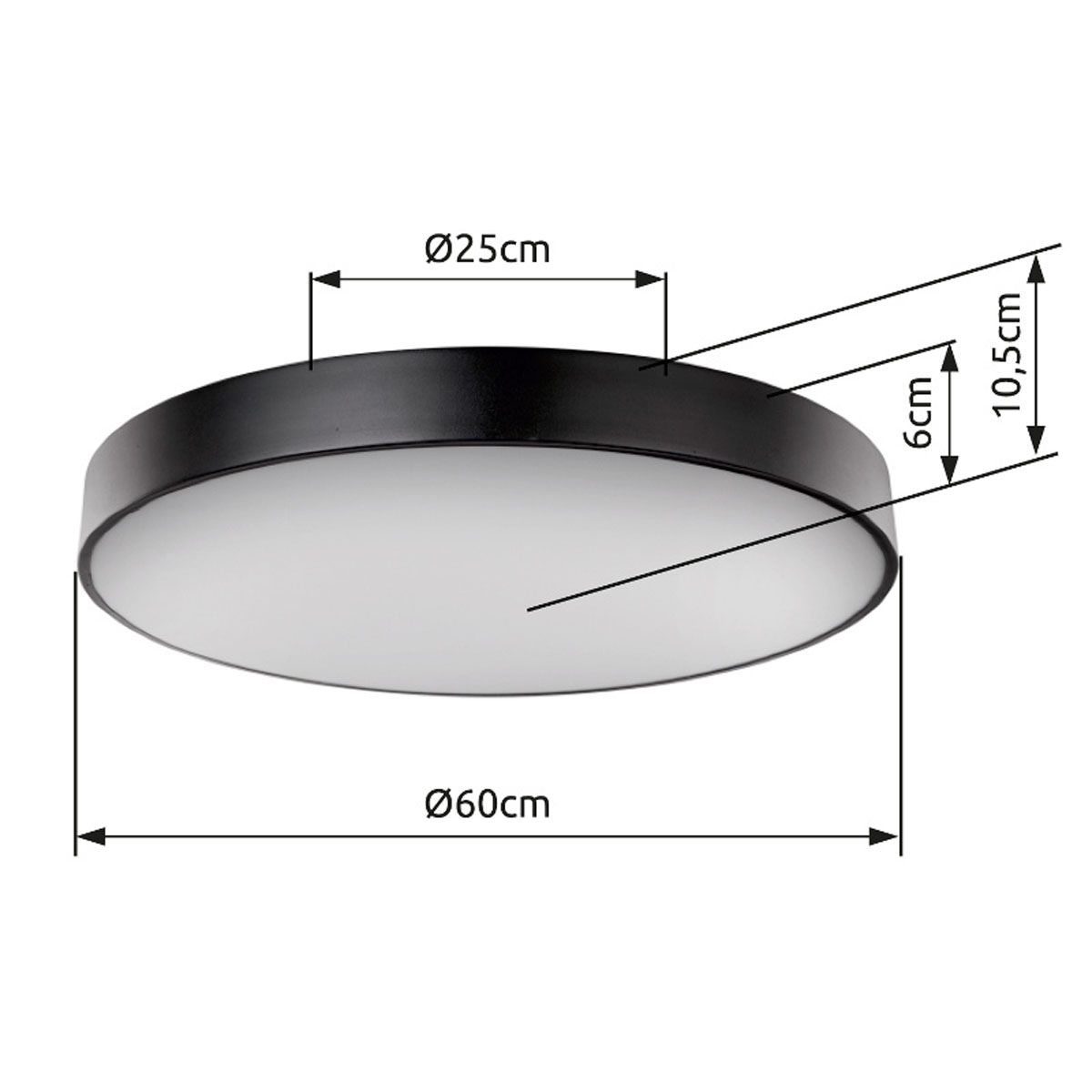 Lampadari & plafoniere: LED Deckenleuchte, CCT, Dimmer, 60 cm Ø – Nuovo (secondo la descrizione) da Kreuzlingen venduto da Smart-Light 8