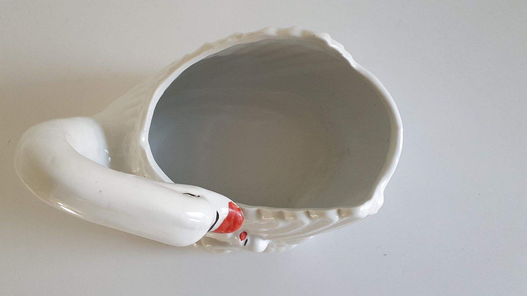 Figuren: Deko Schwan Gefäss (Vase,Arrengement, oder anderes) – Gebraucht aus Giswil von online-Brockenhaus 3