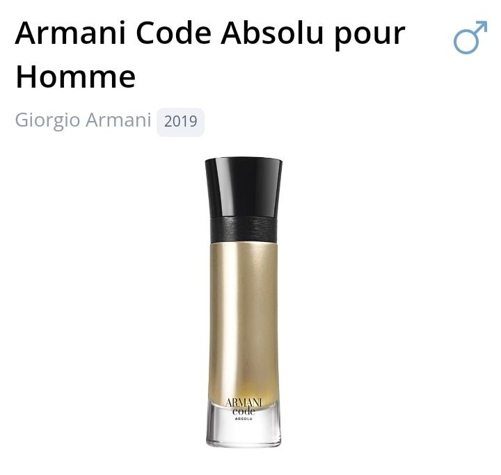 Armani Profumi & Eau de Toilette: 5 ml ARMANI CODE ABSOLU ABFÜLLUNG – Nuovo (secondo la descrizione) da St. Gallen venduto da CaliSunshine 2