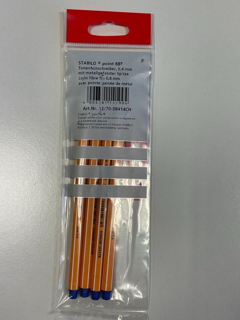 Stabilo Penna & Evidenziatori: Stabilo point 88, Blau, Gr. 0.4mm – Nuovo (secondo la descrizione) da Zug venduto da Cry71 1