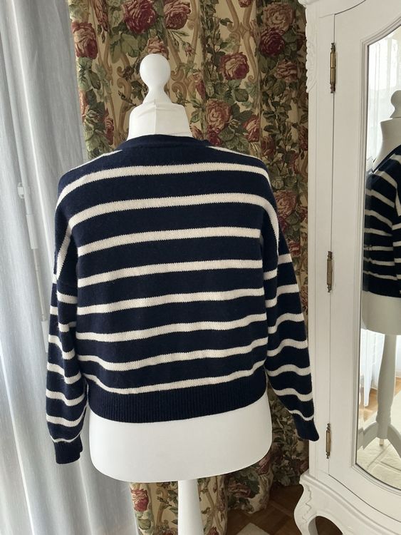 Zara Cardigan Damen Grösse M gestreift blau weiss (Gebraucht) in