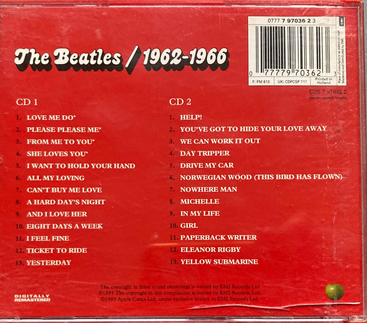 Vinyles: THE BEATLES - 1962-1966 – D'occasion à Poliez-Pittet par Newtown-Records 1