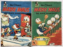 Micky Maus Nr. 1 & Nr. 3 von 1952 - Nachdrucke / Reprints