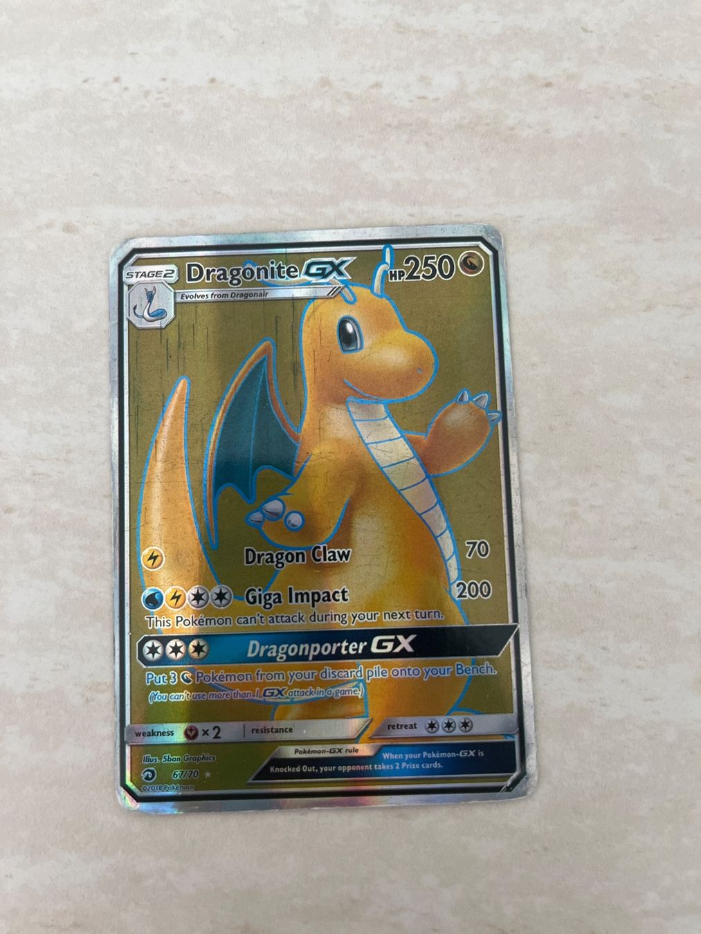 Cartoline: Pokemon Dragonite GX – Usato da Burgdorf venduto da Andy6860