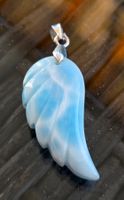 Larimar Engelsflügel Anhänger