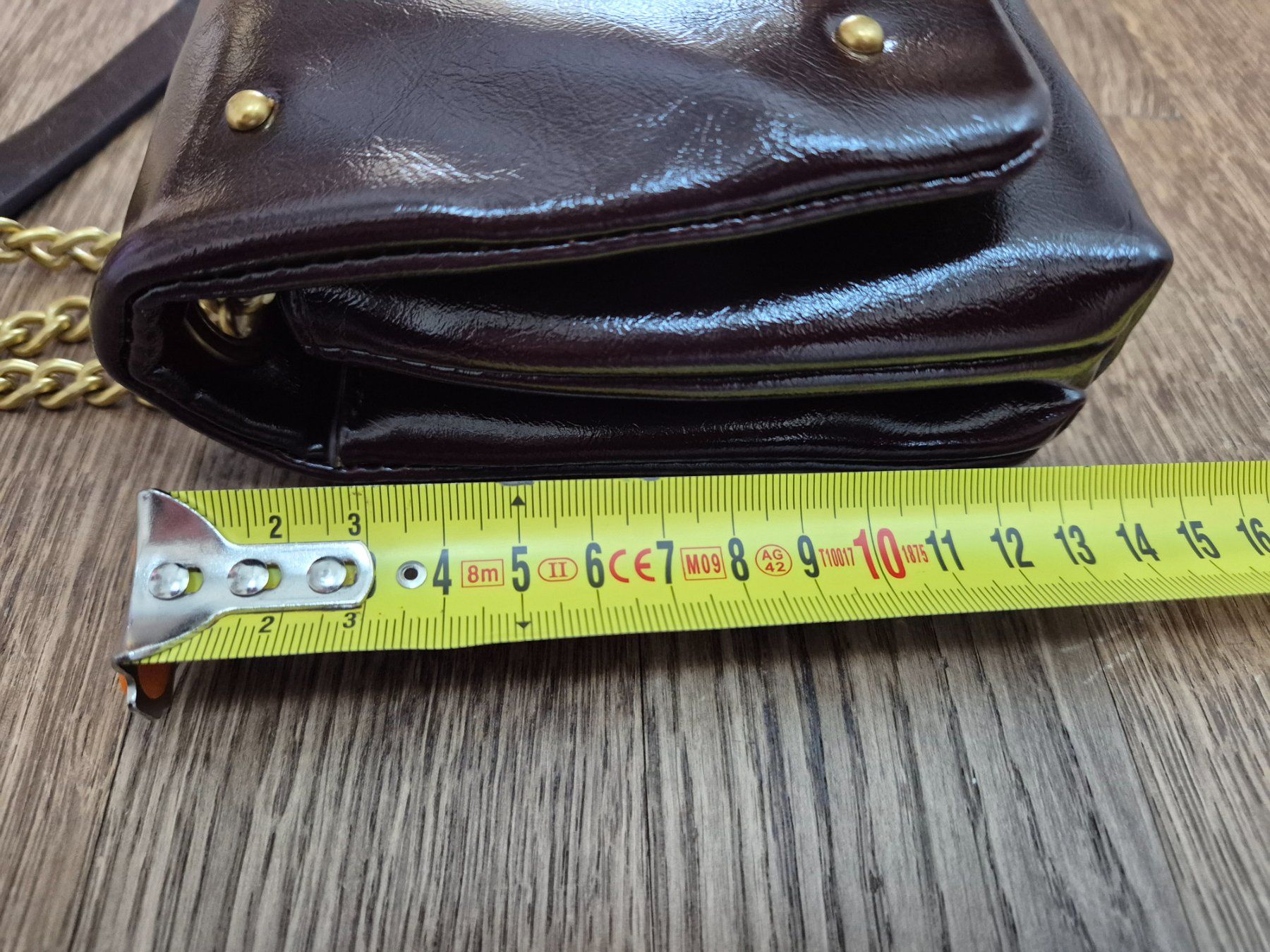 Taschen für Damen: Brown + gold crossbody bag – Gebraucht aus Zürich von monadiederich 6