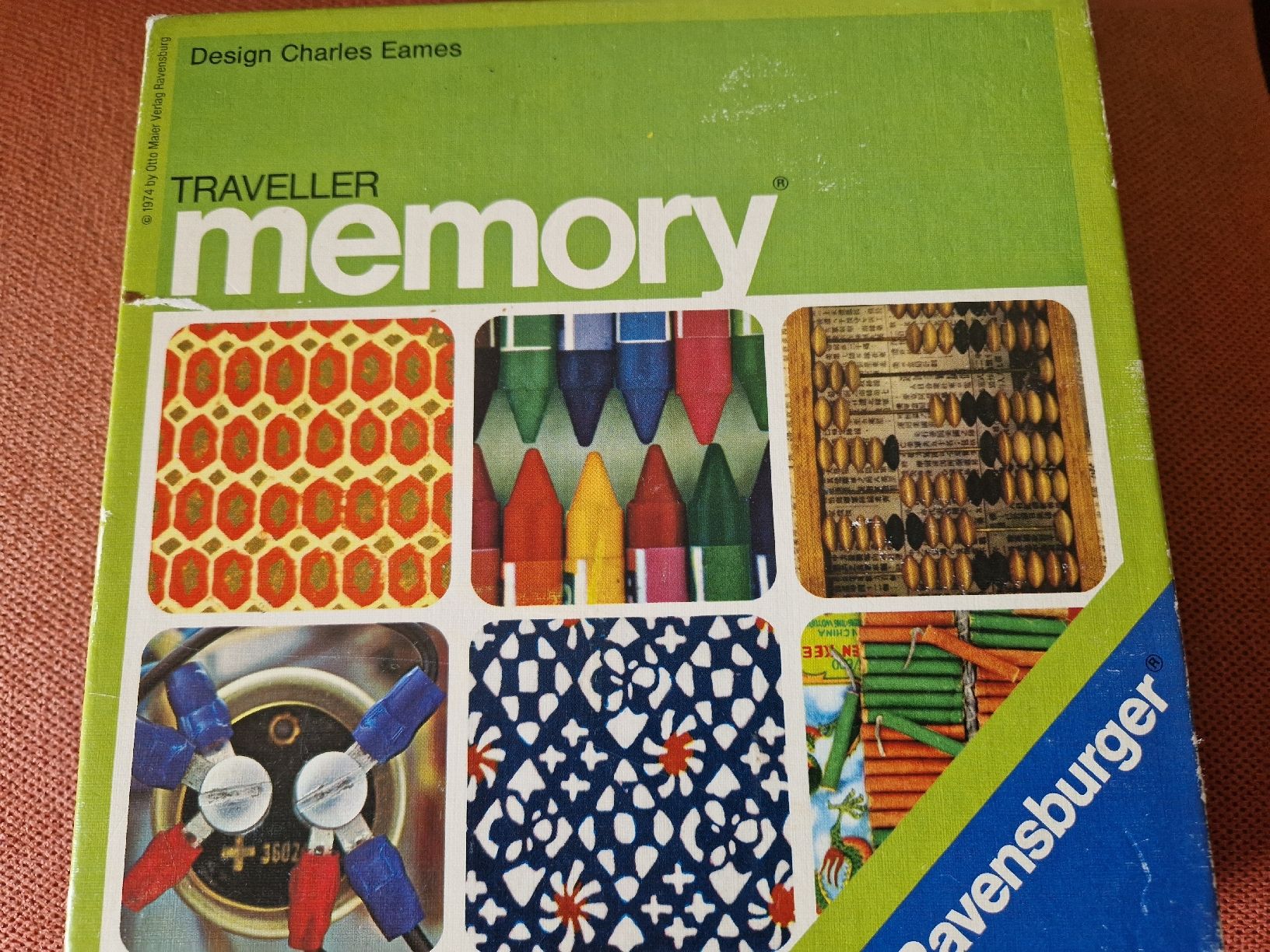 Ravensburger Giochi: Ravensburg Memory aus den 70er Jahren, Design von EAMES – Usato da Jona venduto da obm_wz65