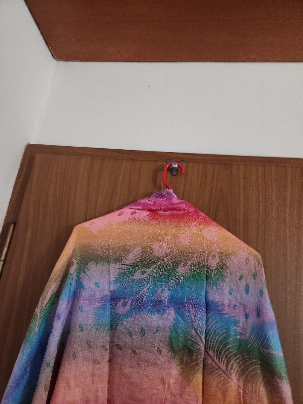 Foulards, Tücher & Schals: Écharpe Pashmina multicolore motif plumes – Gebraucht aus Niedergösgen von Eva2410 2