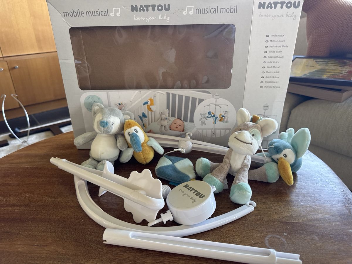 Nattou Jouets: Nattou Tim and Tiloo Mobile – D'occasion à Bergdietikon par NathalieC02