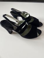 Sandaletten, BALLY, Wildleder, schwarz, 37