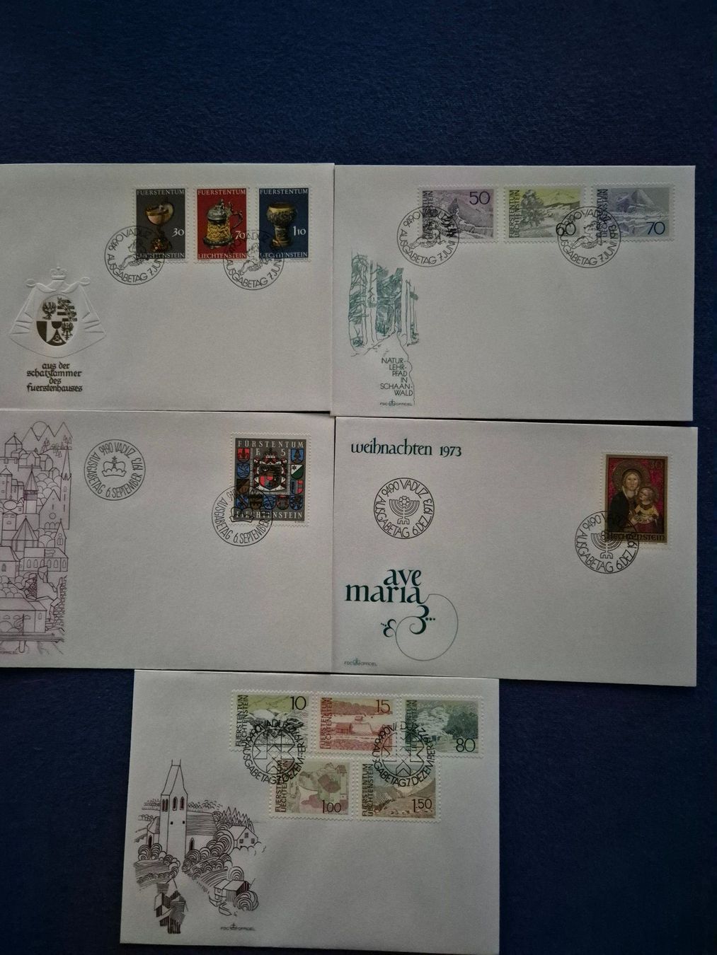 Tous les timbres: Ersttagsbriefe FL – D'occasion à Steinhausen par Scrashel