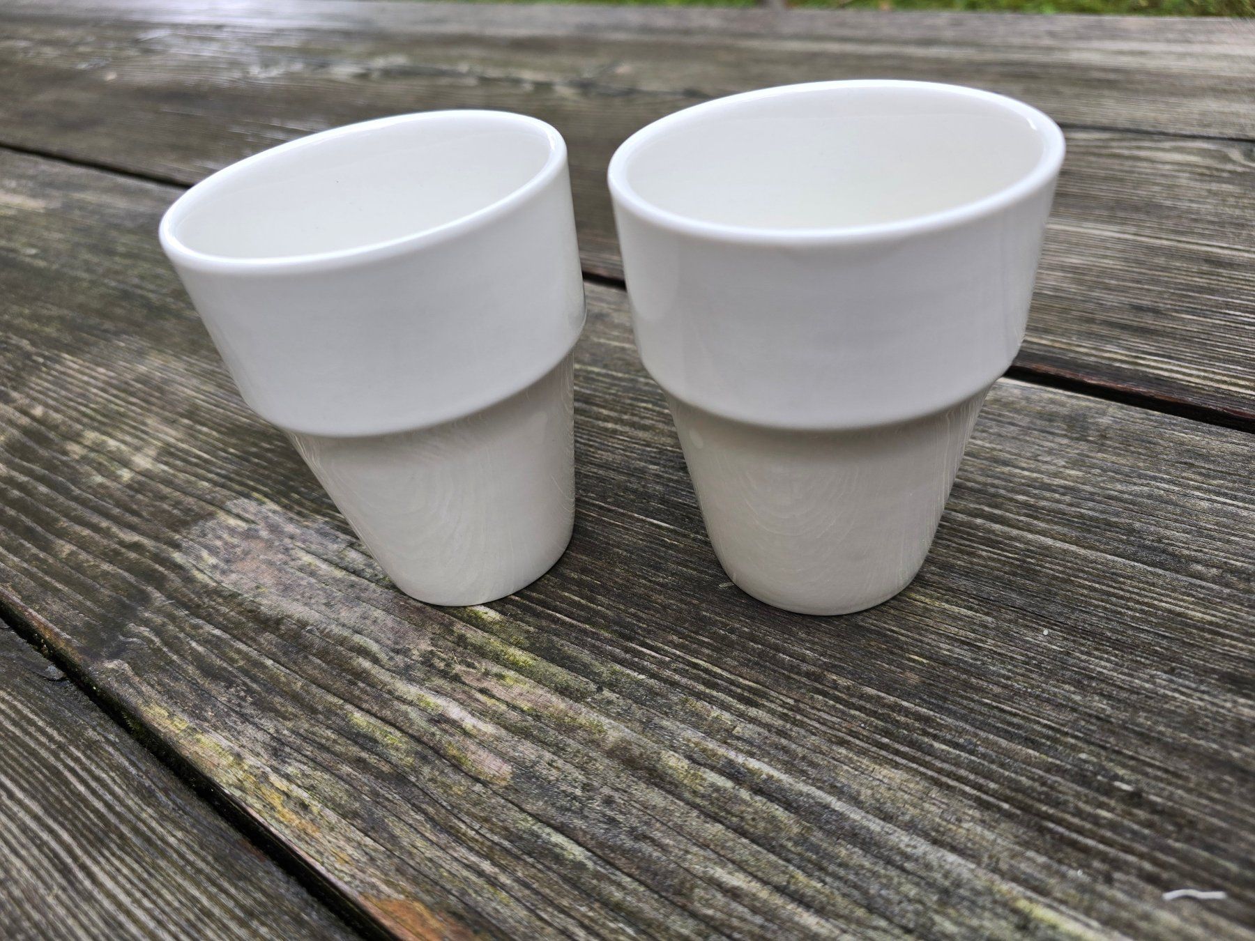 Pfister Tazze: Atelier Pfister: Kaffeebecher, Set 2-tlg. – Nuovo (secondo la descrizione) da Romanshorn venduto da Rachacha