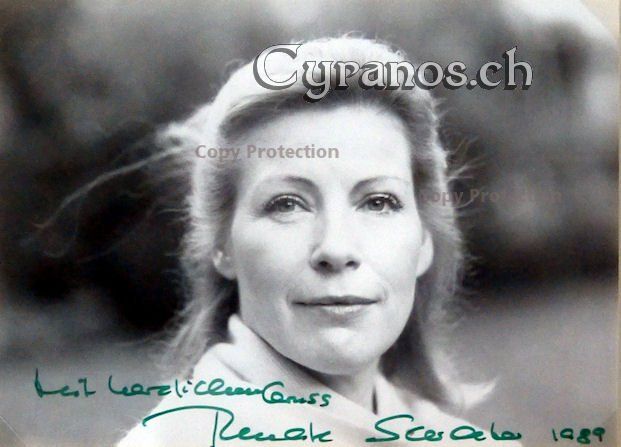 Autografi: Renate Schroeter (1939-2017) Schauspielerin - Autogramm – Usato da Dietikon venduto da immortal-stars