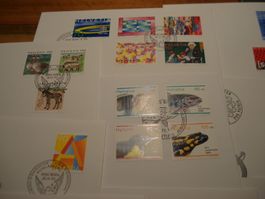 Moderne FDC Schweiz 1995, 12 Belege