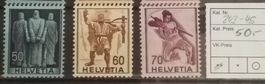 W) 243-245, Historische Bilder die 3 hohen Werte postfrisch